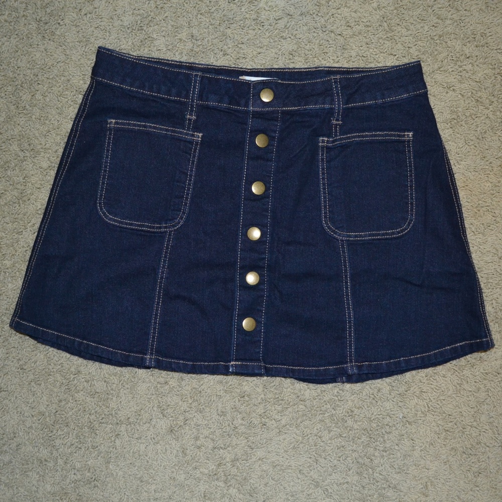 jean skirt
